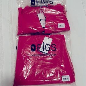 Brand new Figs scrubs, XS with petite pants. Color is Dessert Rose.